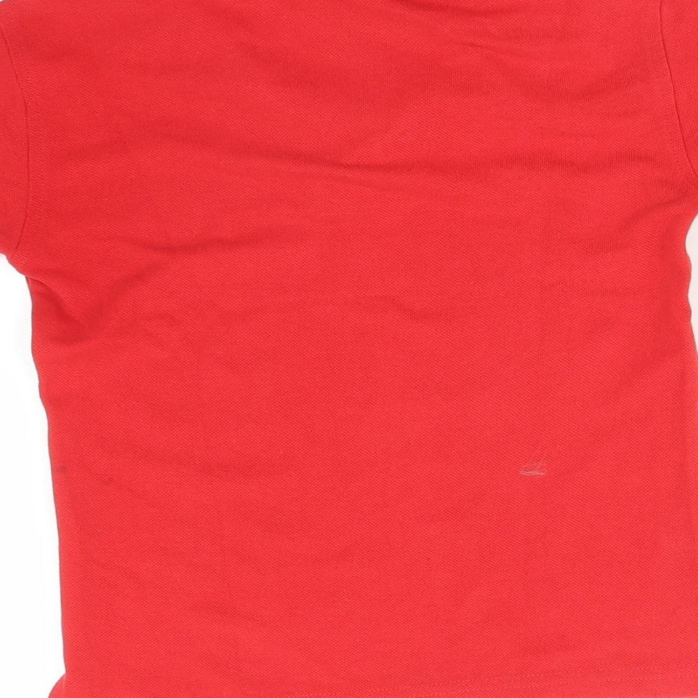 Russell Boys Red Basic Polo Size 5-6 Years