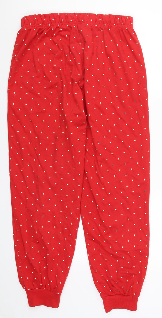 George Mens Red Geometric Trousers Size M L27 in - Pyjama Pants