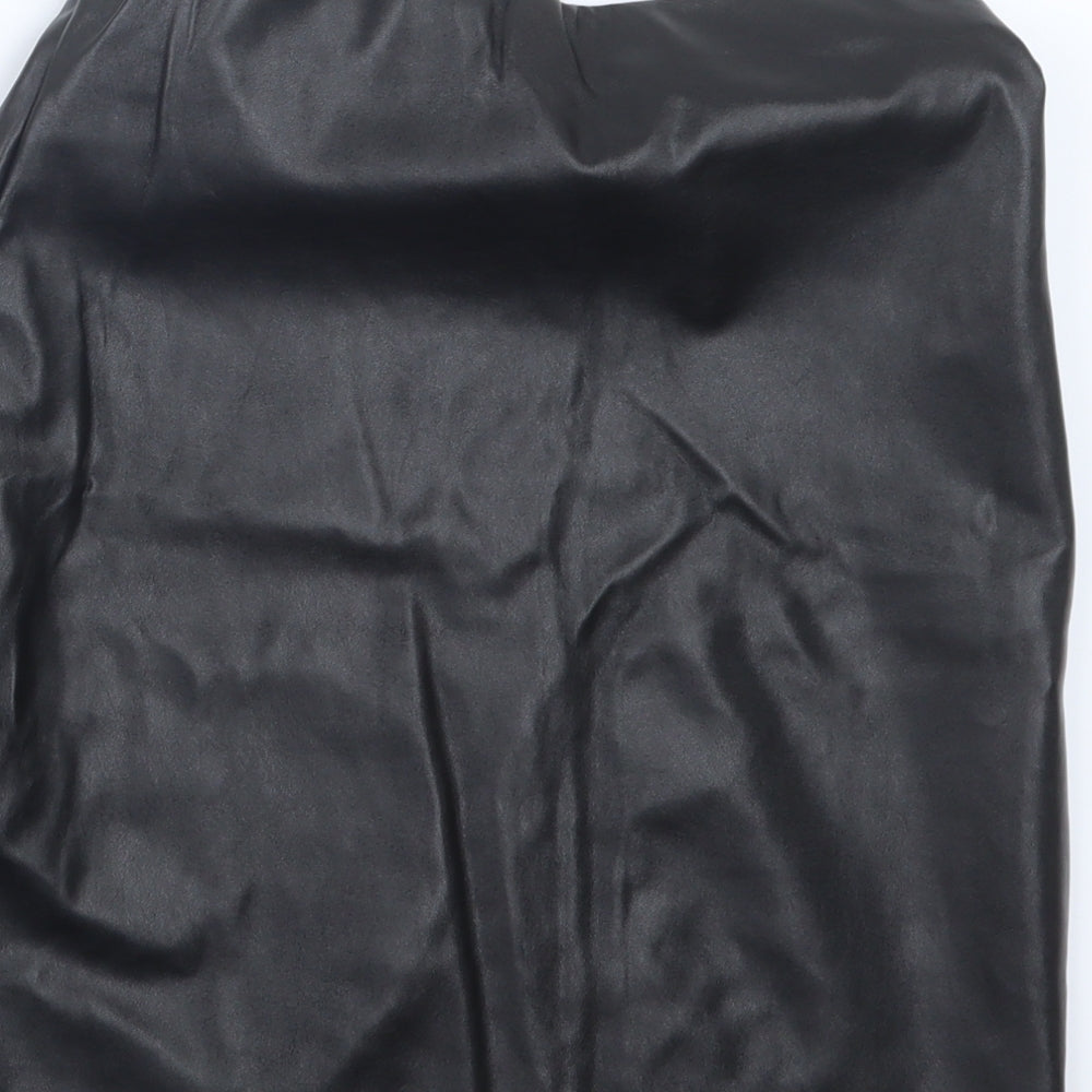 Boohoo Womens Black Straight & Pencil Skirt Size 8
