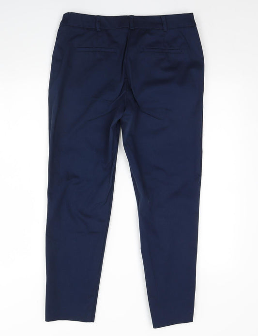 Womens UK Size 12 South Regular Fit Blue Trousers