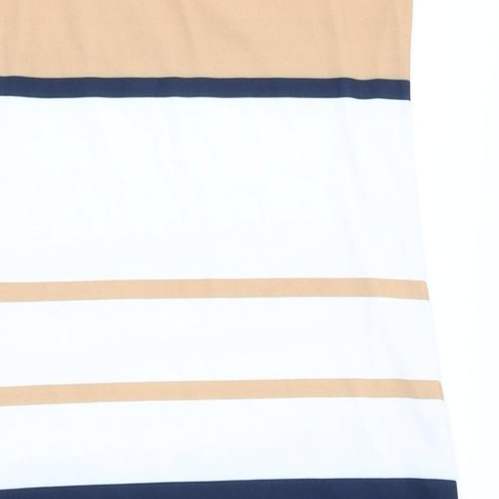 Preworn Womens Multicoloured Striped Bodycon Size S