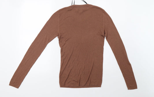 H&M Womens Brown Pullover Sweatshirt Size M