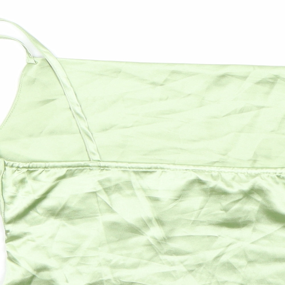 SheIn Womens Green Basic Tank Size S