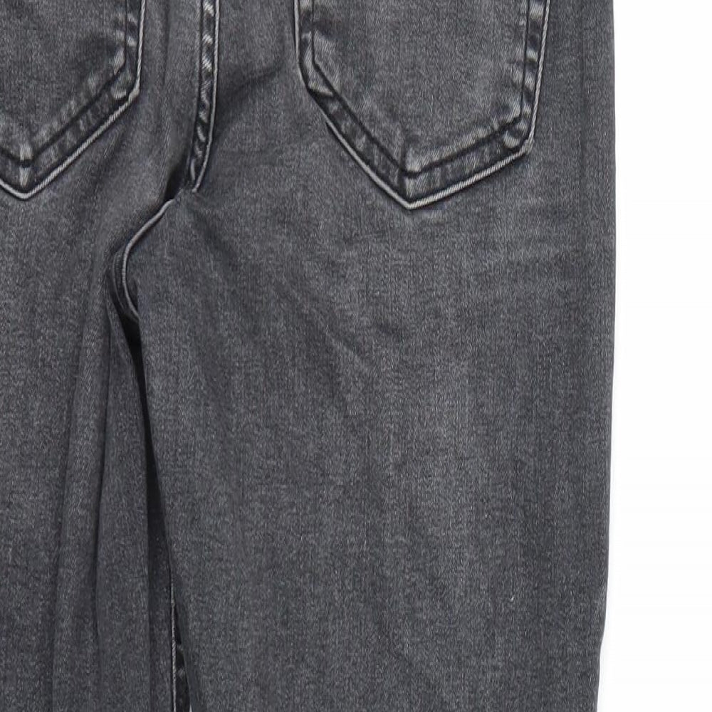 Topshop Womens Black Denim Skinny Jeans Size 28 L24 in
