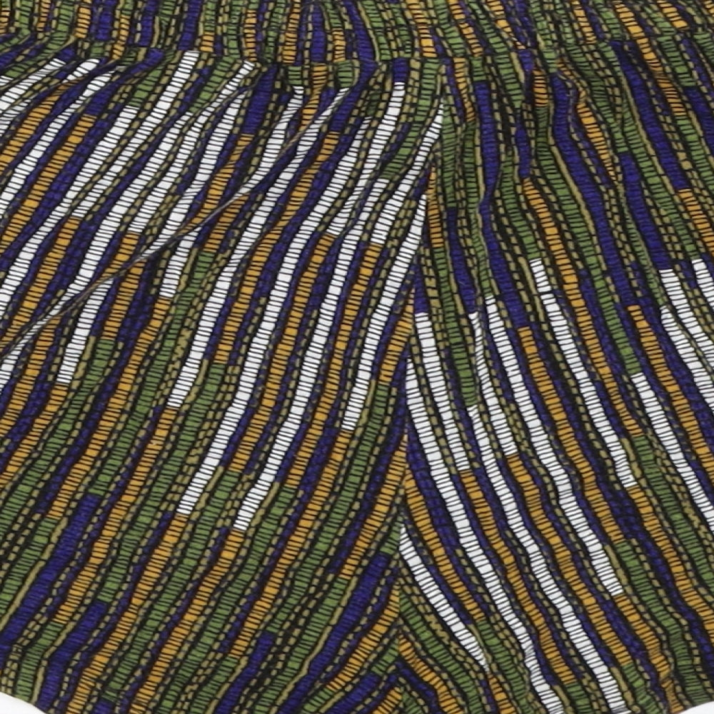 H&M Womens Green Hot Pants Shorts Size M