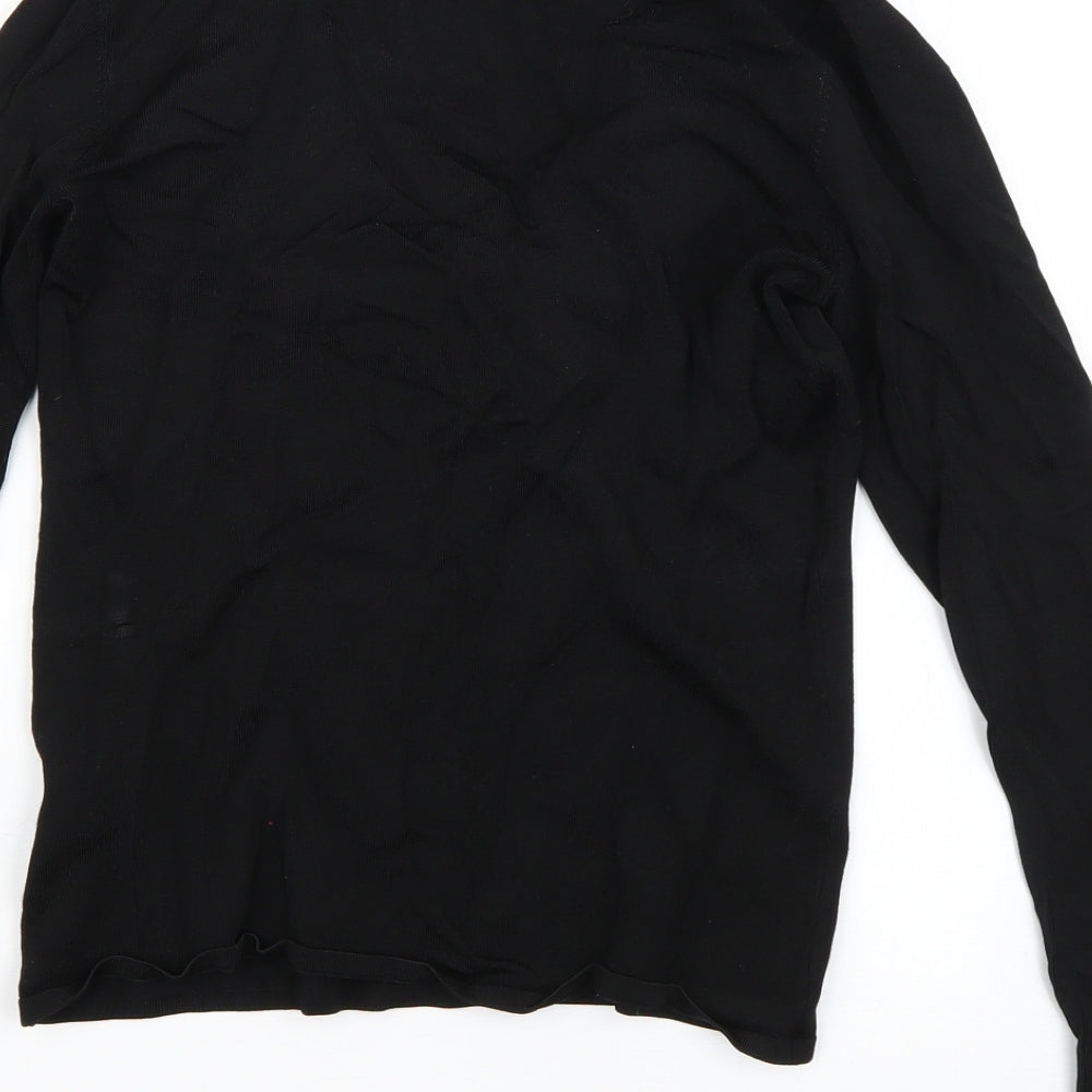 Womens UK Size M H&M Black Pullover Jumper