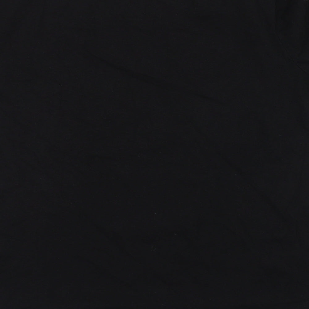 Womens UK Size M Sinsay Black Basic T-Shirt
