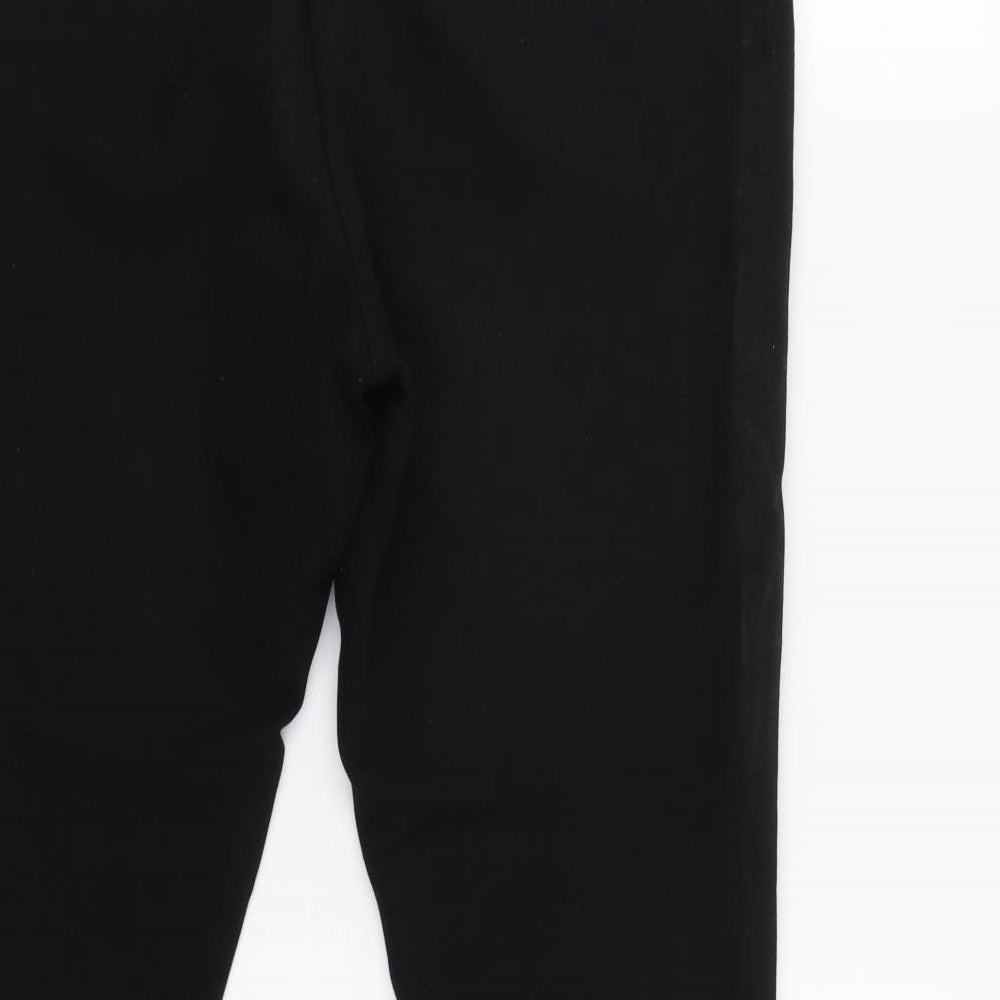 Womens UK Size 12 M&S Regular Fit Dress Pants Black Trousers