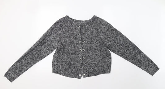 Womens UK Size M Brave Soul Grey Pullover Jumper