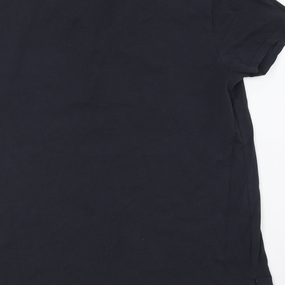 NEXT Womens Black Basic T-Shirt Size S