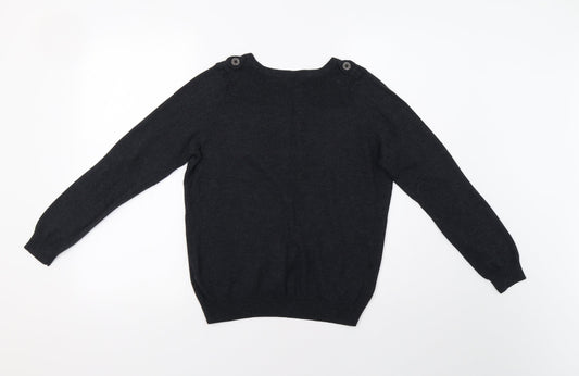 Womens UK Size 12 M&S Grey Pullover Jumper