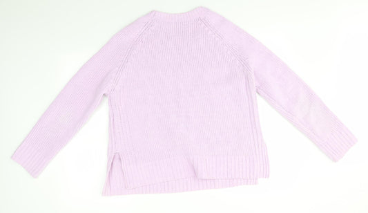 George Womens Purple Pullover Jumper Size M