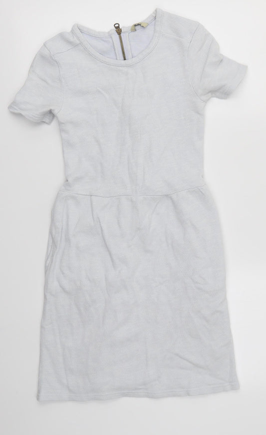 Additional front view of Jack Wills women’s blue a-line, size UK 2