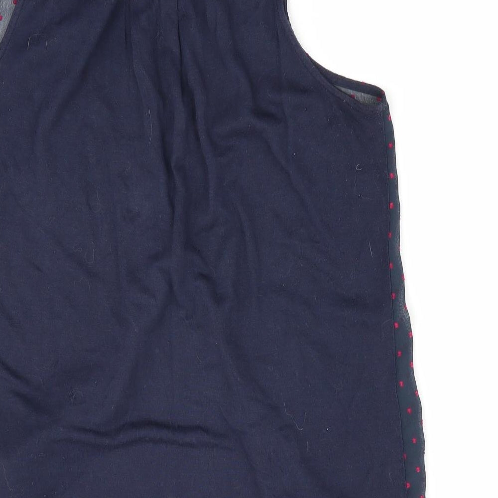 Womens UK Size 6 NEXT Blue Basic Blouse