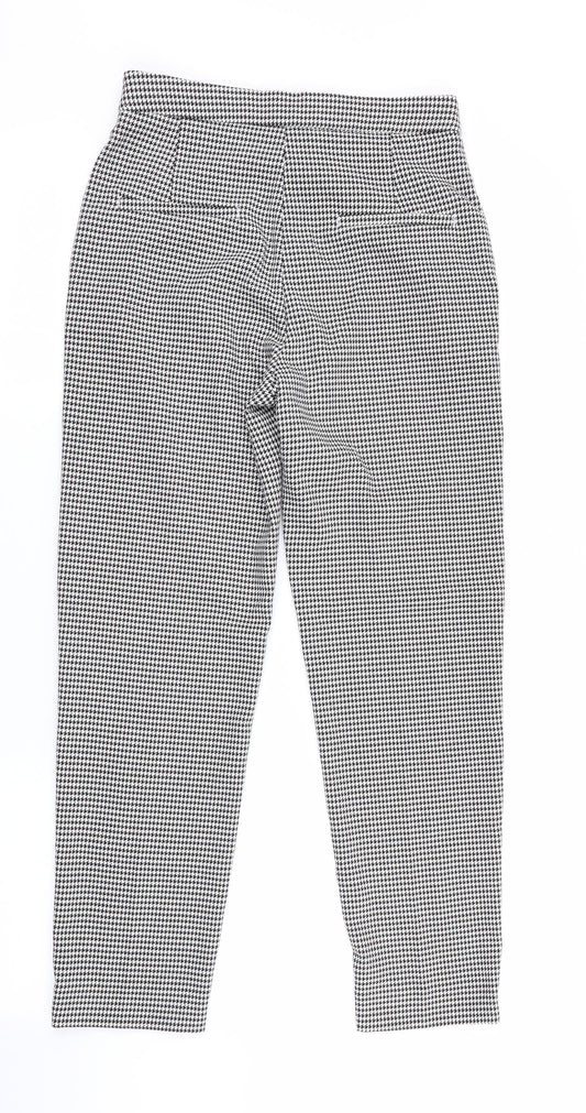 Womens UK Size 6 H&M Regular Fit Capri Black Trousers