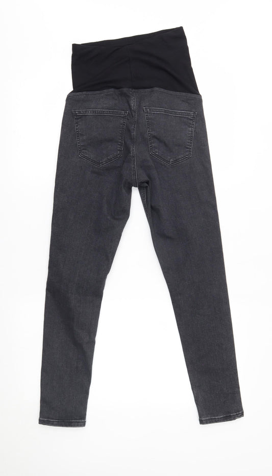 Topshop Womens Grey Skinny Jeans Size 26 in L30 in