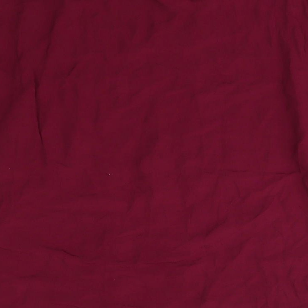 Country Casuals Womens Red Basic Blouse Size 16