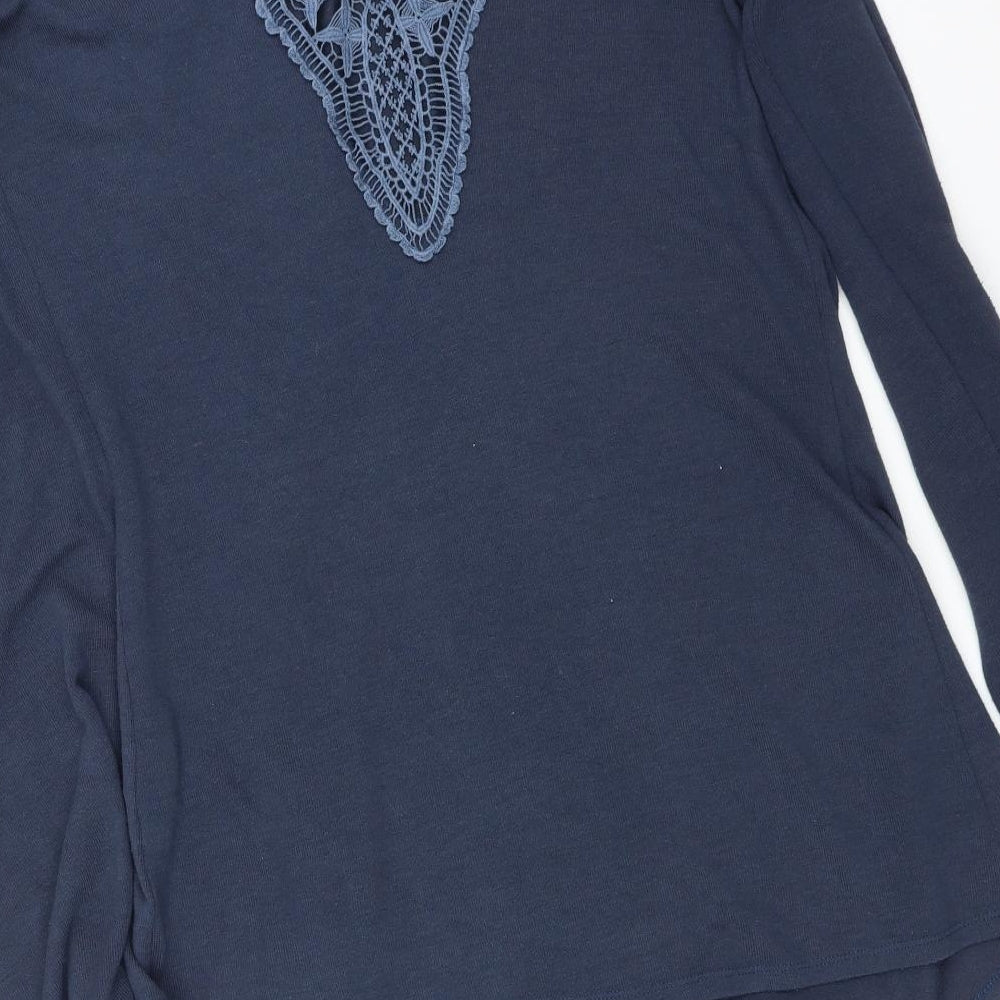 Womens UK Size M SOUTH LODGE Blue Cardigan Jumper