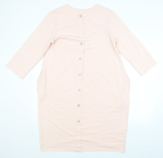 Preworn Womens Pink Jumper Dress