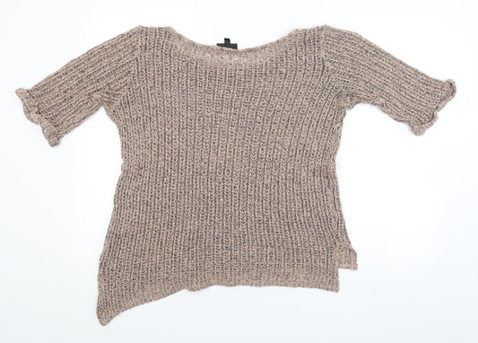 Womens UK Size 8 Topshop Pink Pullover Jumper