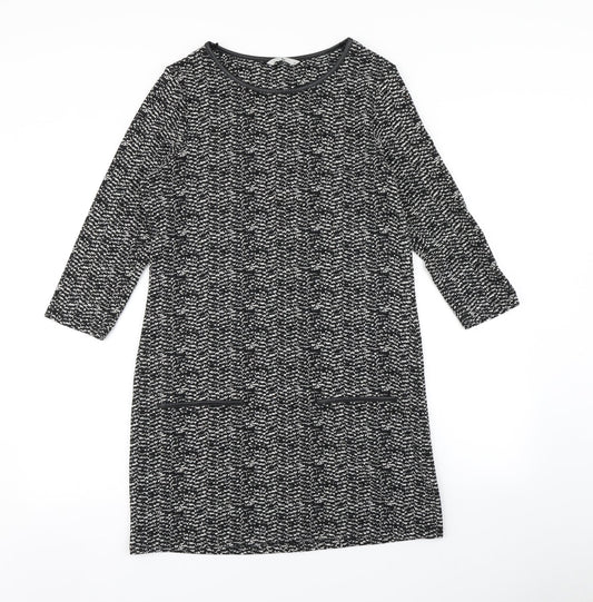 Additional front view of Tu women’s black a-line, size UK 12