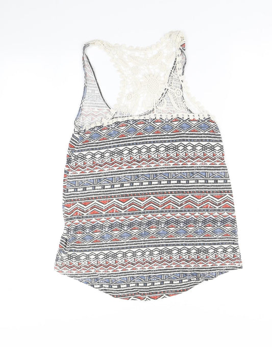 New Look Womens Multicoloured Camisole T-Shirt Size 6