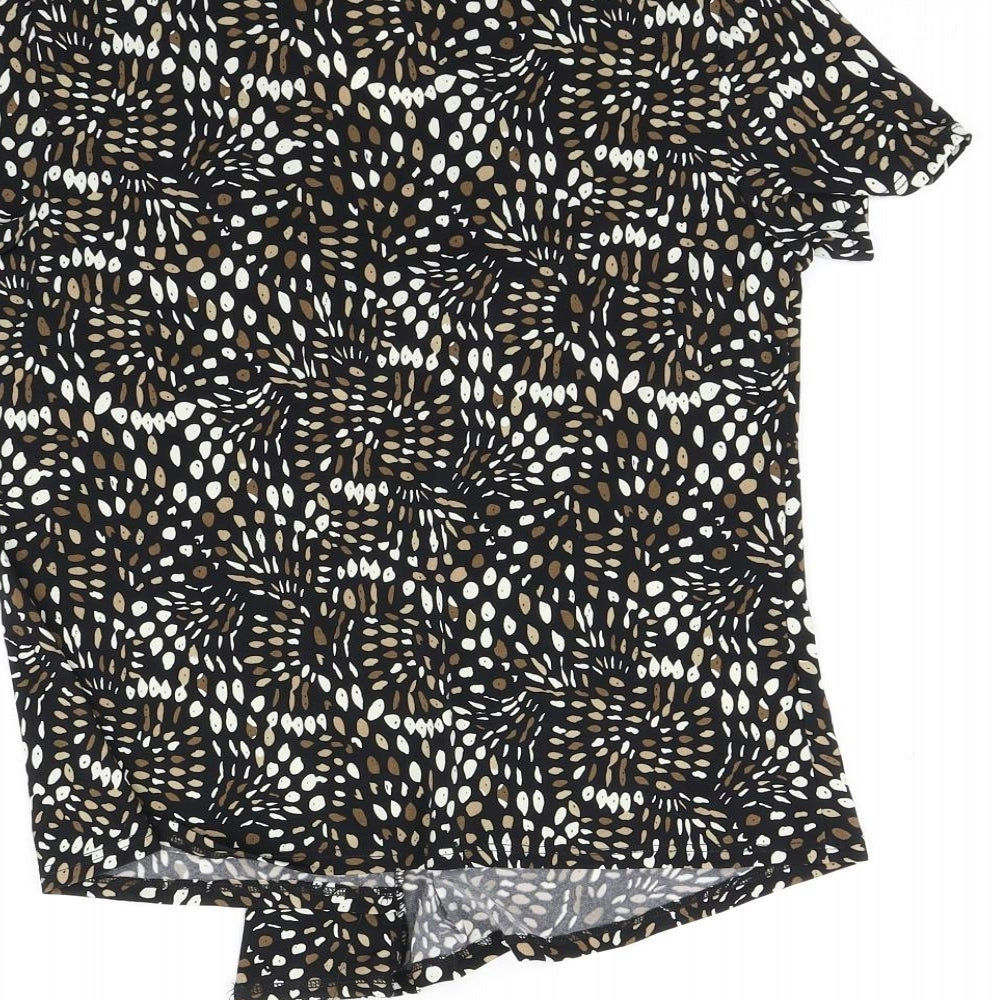 Womens UK Size S CC Multicoloured Basic T-Shirt