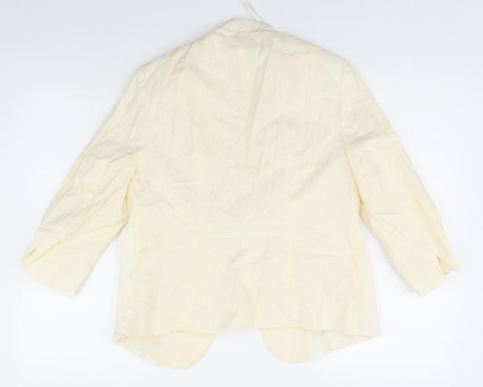 Womens UK Size 12 Bonmarché White Jacket