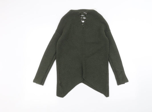 Womens UK Size 10 Select Green Pullover Jumper