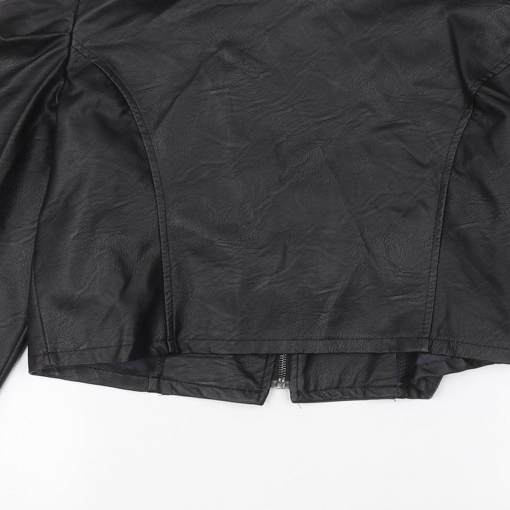 Womens UK Size XL Preworn Black Jacket