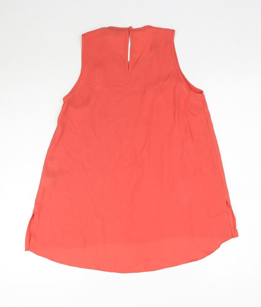 Womens UK Size 6 Dorothy Perkins Orange Basic Blouse