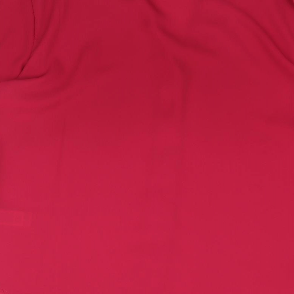 Marks and Spencer Womens Pink Basic Button-Up Size 12
