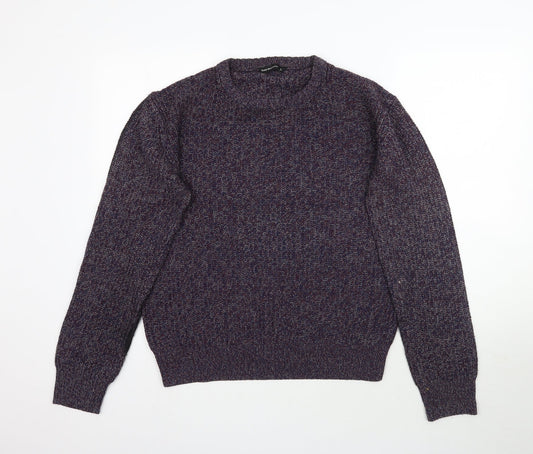 Womens UK Size L Cedar Wood State Purple Pullover Jumper