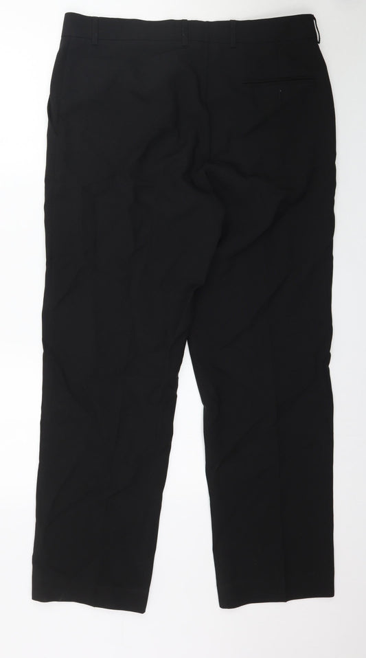 Womens UK Size 36 in Debenhams Regular Fit Black Trousers