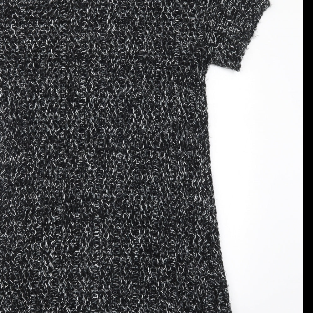 Heart & Soul Womens Grey Knit Cardigan Jumper Size 12