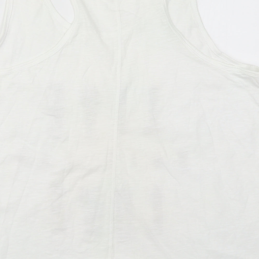 F&F Womens White Basic Tank Size XL - Live What You Love