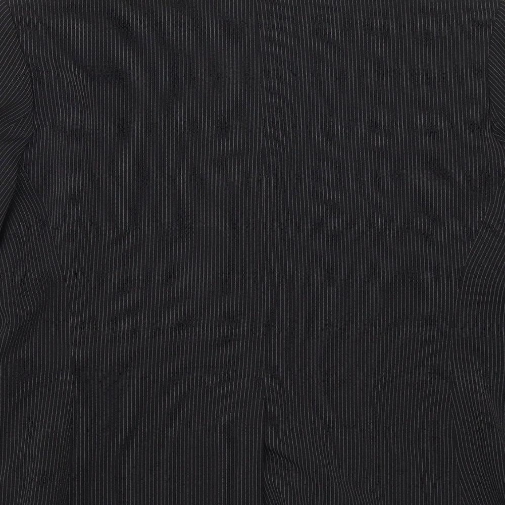 Atmosphere Womens Black Striped Jacket Suit Jacket Size 14