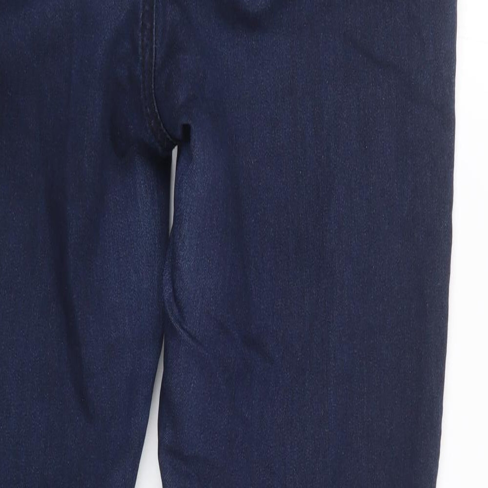 Peacocks Womens Blue Denim Straight Jeans Size 12 L27.5 in