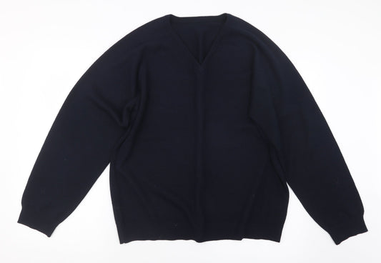 Mens UK Size L BHS Blue Pullover Jumper