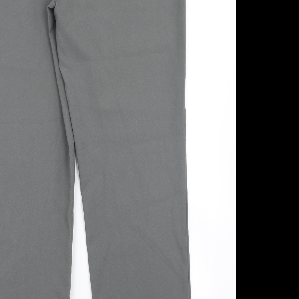 Anthology Womens Grey Dress Pants Trousers Size 14 L29 in