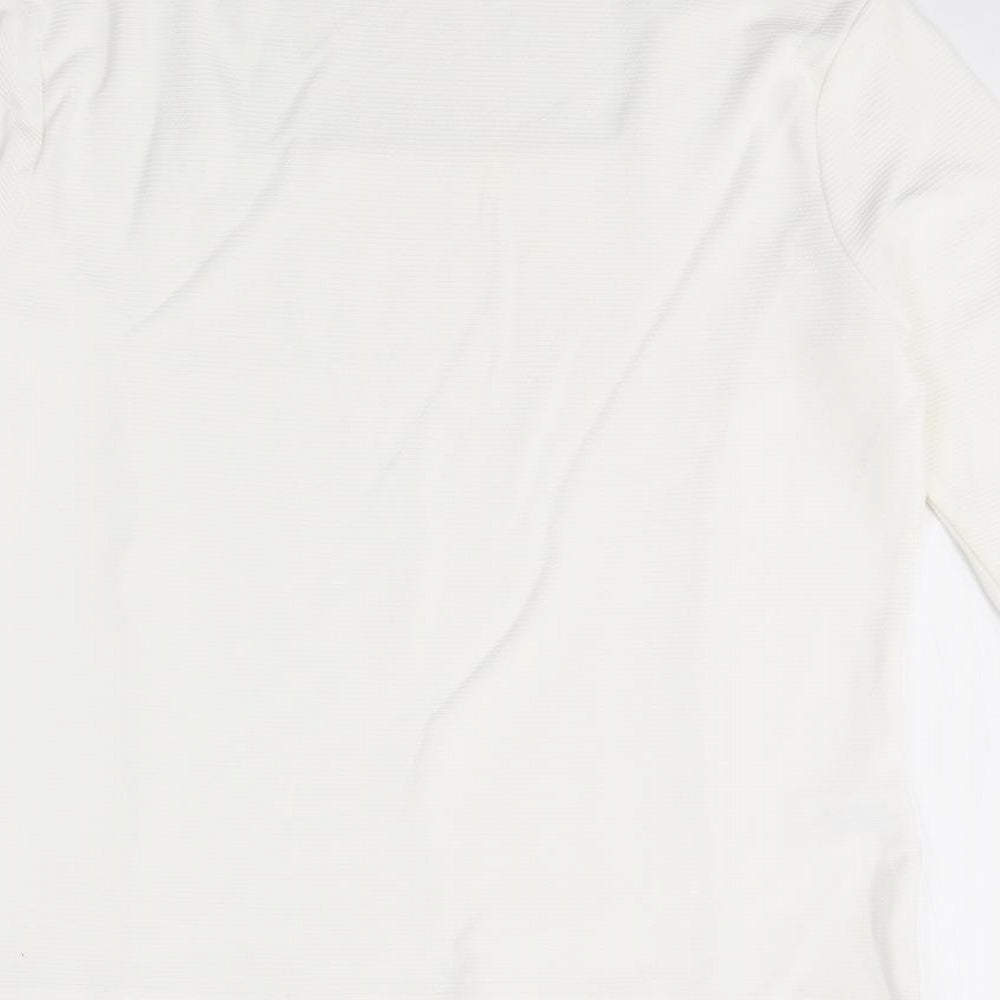 cc Womens Ivory Basic Blouse Size S