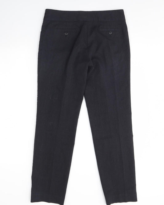 Preworn Womens Blue Dress Pants Trousers Size 12 L30 in