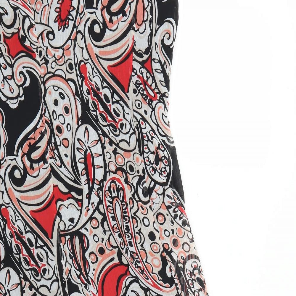 Gerry Weber Womens Multicoloured Geometric Fit & Flare Size 10