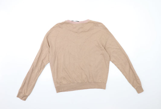 H&M Womens Brown Pullover Sweatshirt Size S
