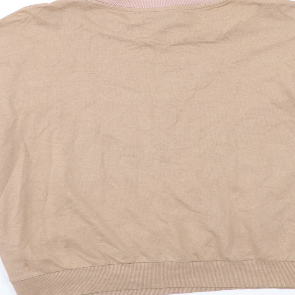 H&M Womens Brown Pullover Sweatshirt Size S
