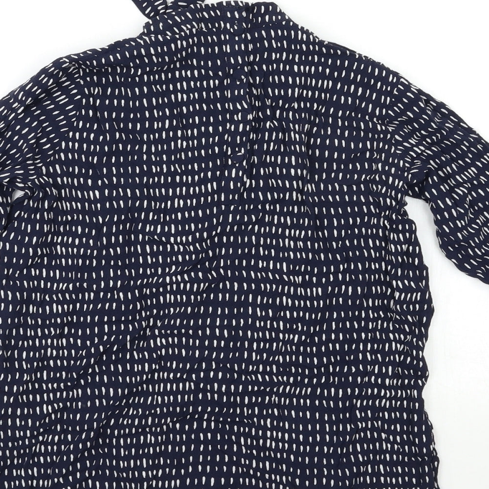 Womens UK Size 10 NEXT Blue Basic T-Shirt
