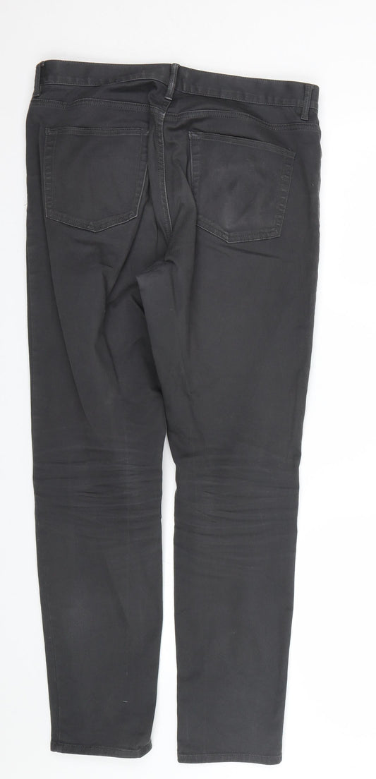 H&M Mens Grey Trousers Size 30 L27 in