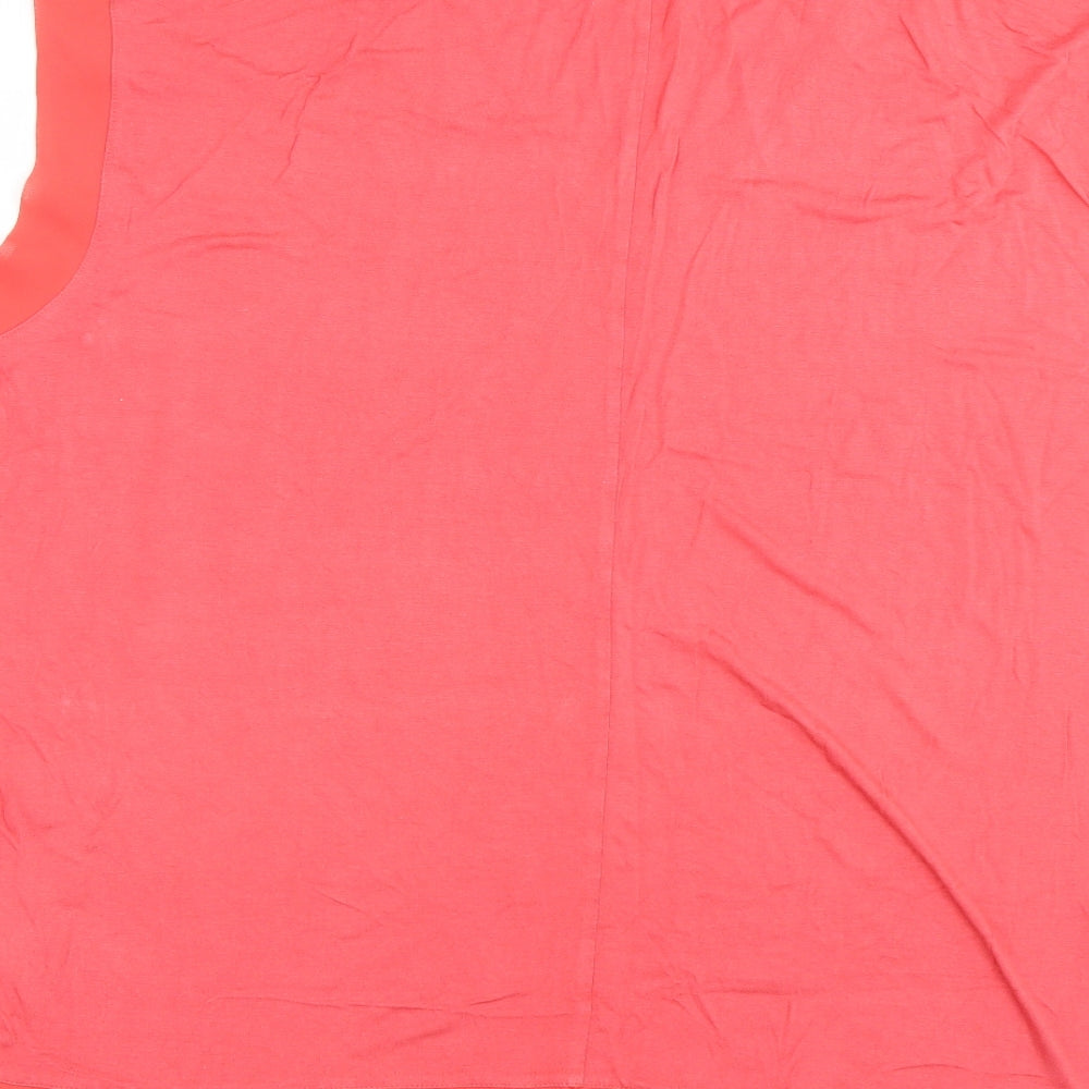 Avon Womens Pink Basic T-Shirt Size 24