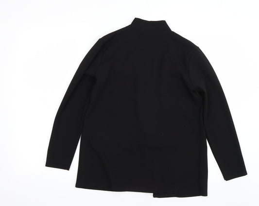 Boohoo Womens Black Jacket Suit Size 10