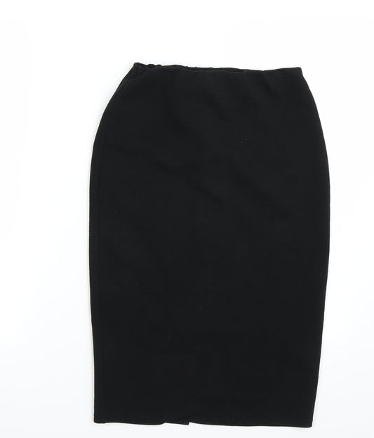Papaya Womens Black Bandage Skirt Size 8